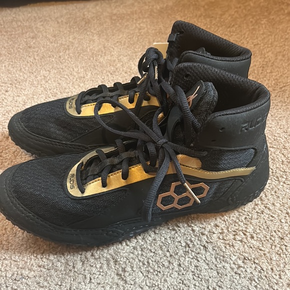 Rudis Jordan Burroughs all I see is gold new with tags wrestling shoes - Picture 9 of 10